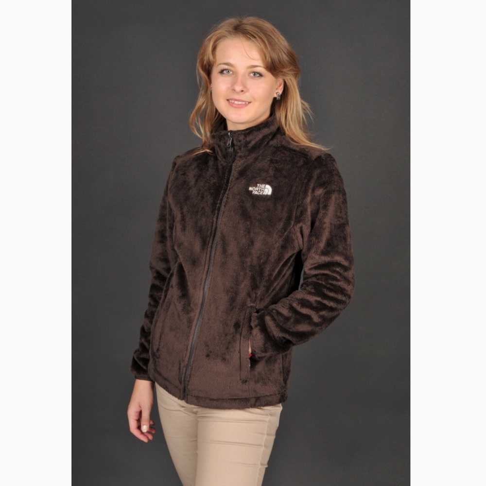 North face fleece Medium brown jacket